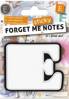 If Forget Me Sticky Notes Kart Samoprzylepne Litera E