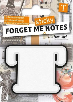 If Forget Me Sticky Notes Kart Samoprzylepne Litera T