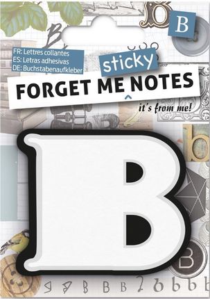 If Forget Me Sticky Notes Kart Samoprzylepne Litera B