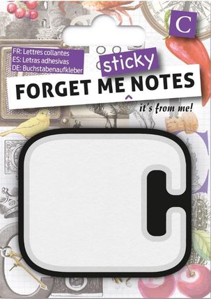 If Forget Me Sticky Notes Kart Samoprzylepne Litera C