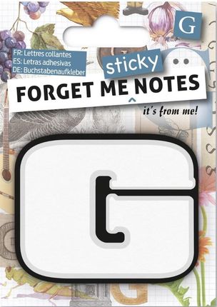 If Forget Me Sticky Notes Kart Samoprzylepne Litera G