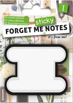 If Forget Me Sticky Notes Kart Samoprzylepne Litera I
