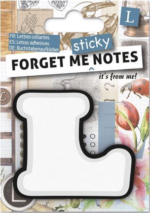 If Forget Me Sticky Notes Kart Samoprzylepne Litera L