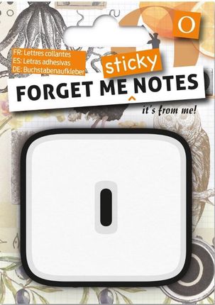If Forget Me Sticky Notes Kart Samoprzylepne Litera O