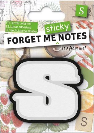 If Forget Me Sticky Notes Kart Samoprzylepne Litera S