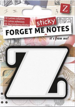 If Forget Me Sticky Notes Kart Samoprzylepne Litera Z
