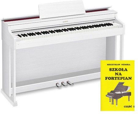 Casio Ap-470 We - Pianino Cyfrowe + Książka Edukacyjna 