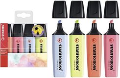 Zdjęcie Stabilo Zakreślacz Boss Pastel Etui 4 Kolory - Józefów nad Wisłą