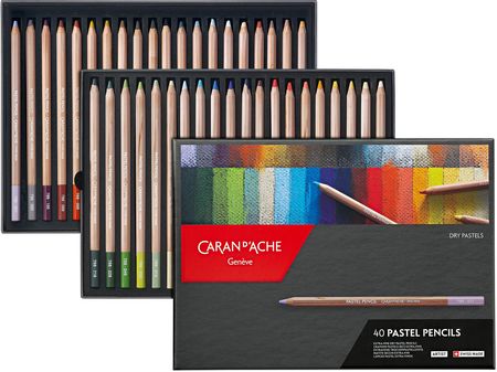 Caran D'Ache Kredki Pastelowe Pastel Pencils 40 Kolorów