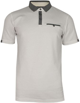 Kremowo-Szara Koszulka Polo z Kieszonką -CHIAO- 100% Bawełna, Męska, KrÓtki Rękaw TSCHIAOM3401PScream - Ceny i opinie T-shirty i koszulki męskie GWRJ Kremowo-Szara Koszulka Polo z Kieszonką -CHIAO- 100% Bawełna, Męska, KrÓtki Rękaw TSCHIAOM3401PScream - Ceny i opinie T-shirty i koszulki męskie GWRJ