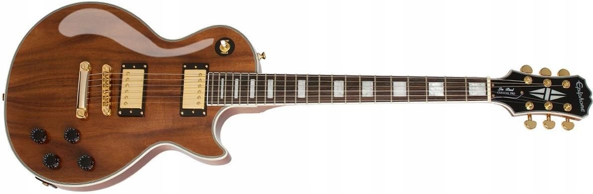 ギター Epiphone Les Paul Custom Pro koa i-epiphone-ltd-ed-les-paul-