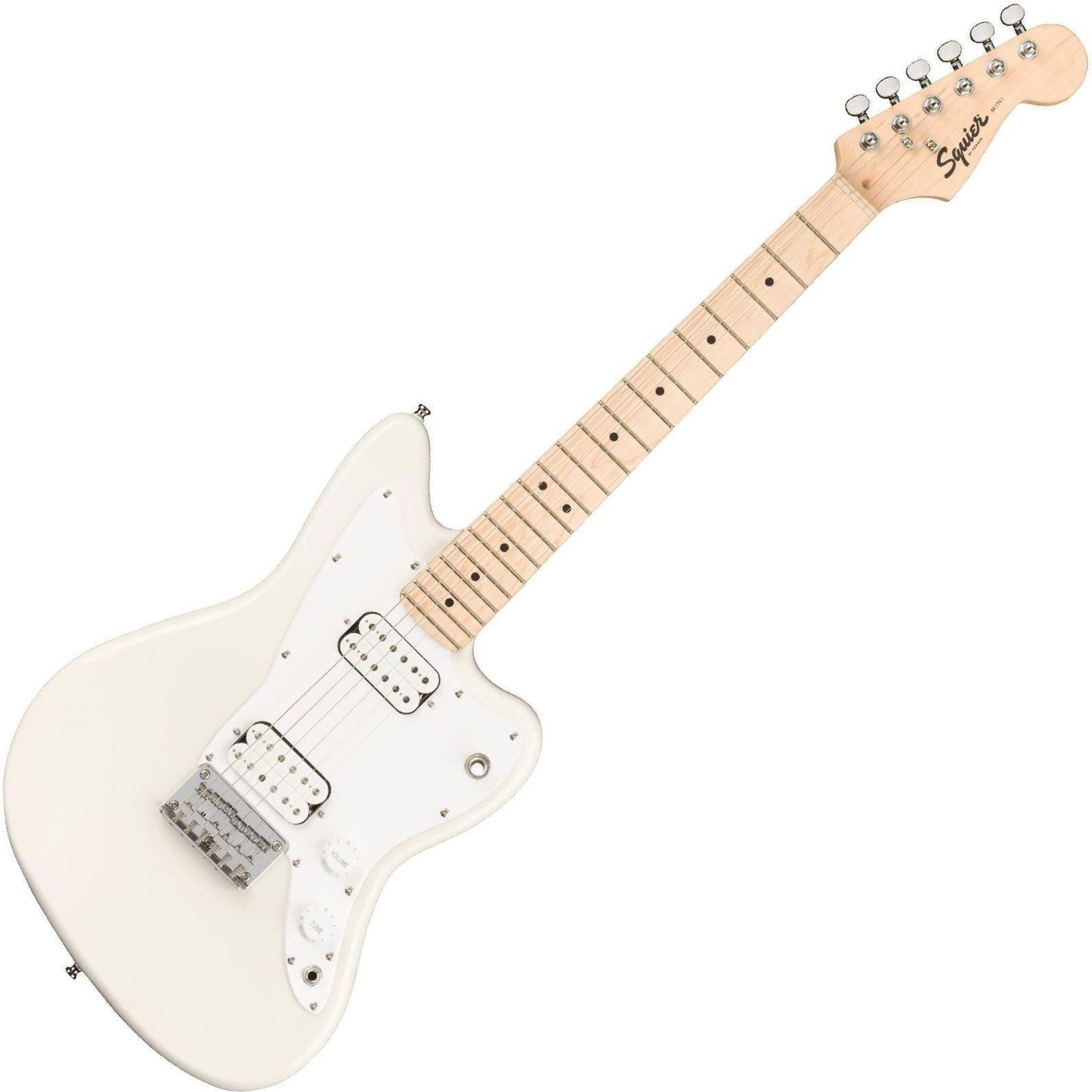 【超美品】Squier by Fender MINI Jazzmaster Fender Squier Mini Jazzmaster Hh Mn Olympic White - Ceny i