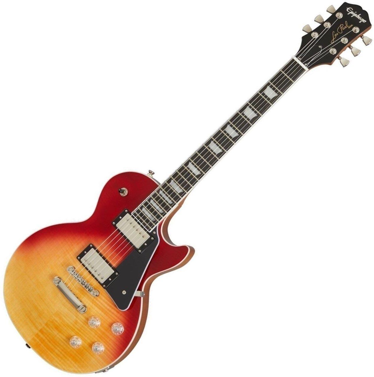 Epiphone Les Paul Modern Figured Magma Orange Fade - Ceny i