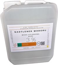 Zdjęcie NADTLENEK WODORU 3%. WODA UTLENIONA 3%. 5000 ML. 9399673606 - Gliwice