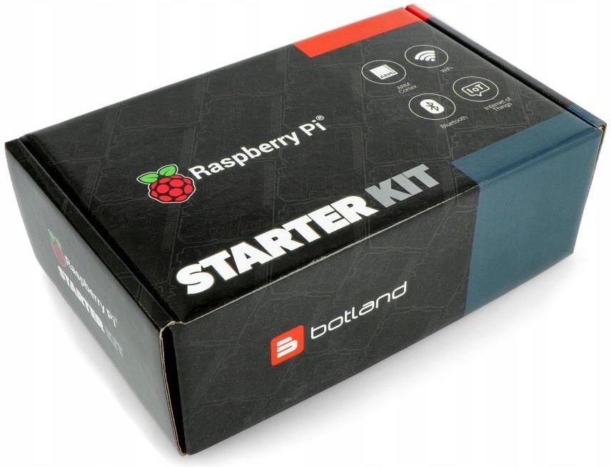 ZESTAW Z RASPBERRY PI 4B 4GB RAM AKCESORIA OBUDOWA 9114664872