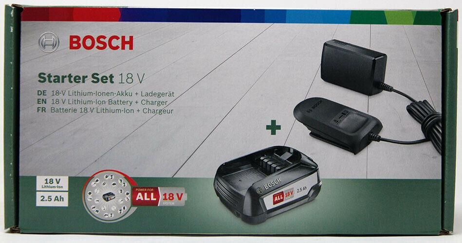 BOSCH 1600A01T9W Kit de charge de batterie 18V (1x 2.5Ah 1x 4.0Ah