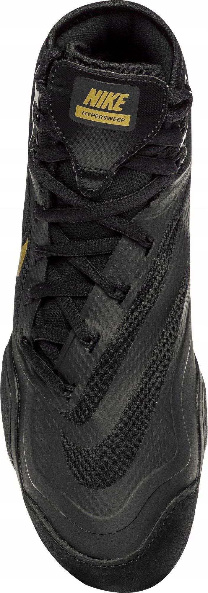 Buty Zapaśnicze Bokserskie Nike Hypersweep Czarne 9421612537 - zdjęcie 2 Buty Zapaśnicze Bokserskie Nike Hypersweep Czarne 9421612537