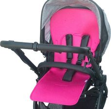 Zdjęcie Kuli Muli Uniwersalna Wkładka Antypotowa Do Wózka Spacerowego Lyocell Różowa - Halinów