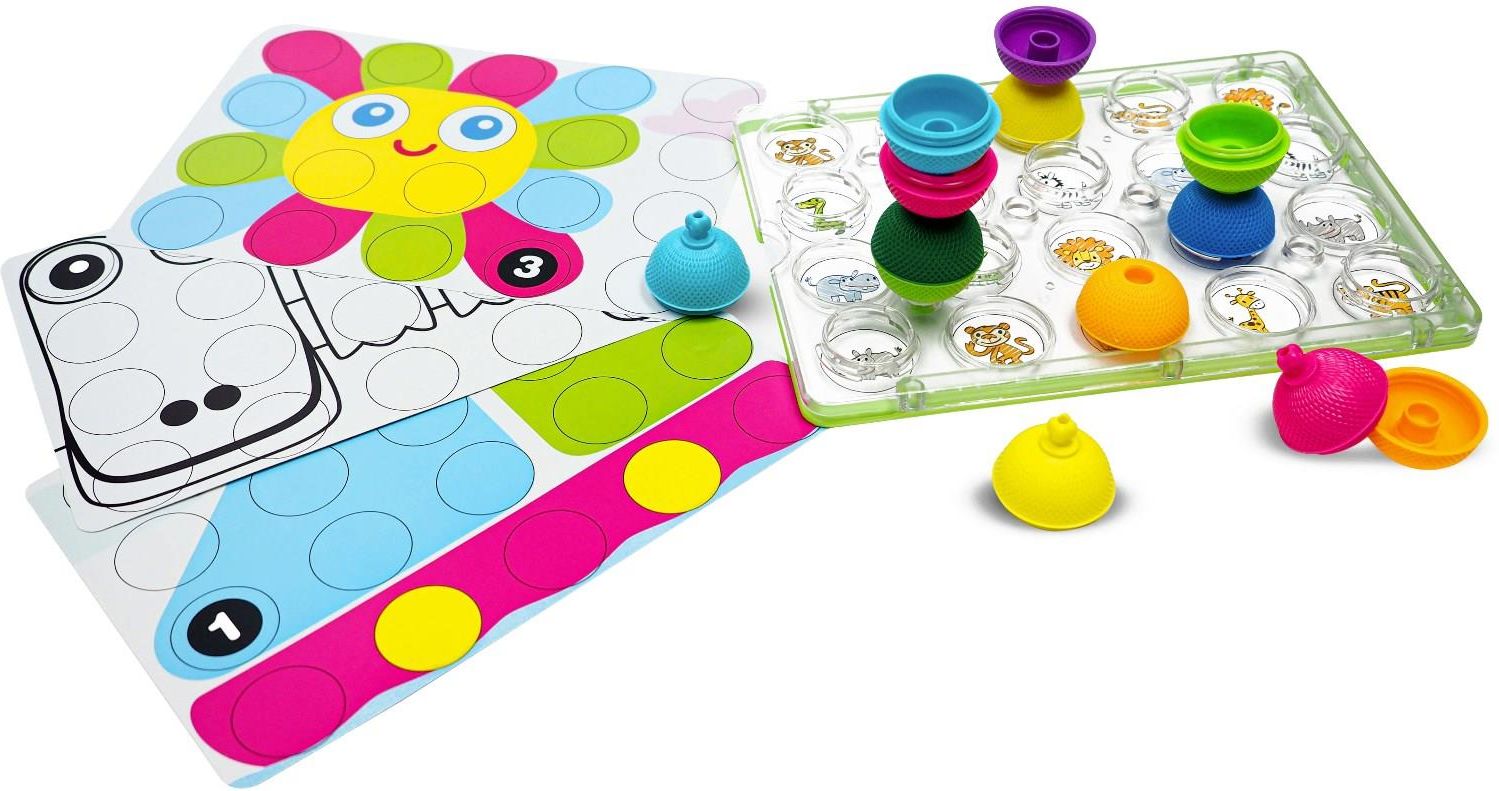 Trefl Lalaboom Sensorik-Bausteine Set - 36 Teile, Kugeln Zum Verbinden & Drehen, Für Kinder Ab 10 Monaten