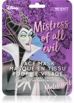 Mad Beauty Disney Villains Maleficent Maseczka Rewitalizująca Z Ekstraktem Z Zielonej Herbaty 25 Ml