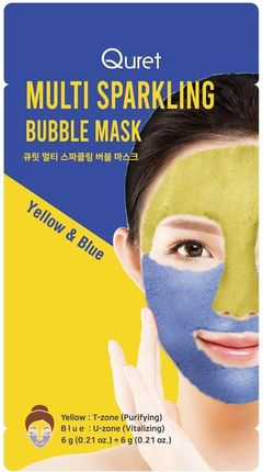 Quret Multi Sparkling Bubble Mask Maska Do Twarzy Oczyszczająca Bąbelkowa 12G