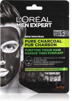 L'Oreal Men Expert Pure Charcoal Maseczka Płócienna 30 G