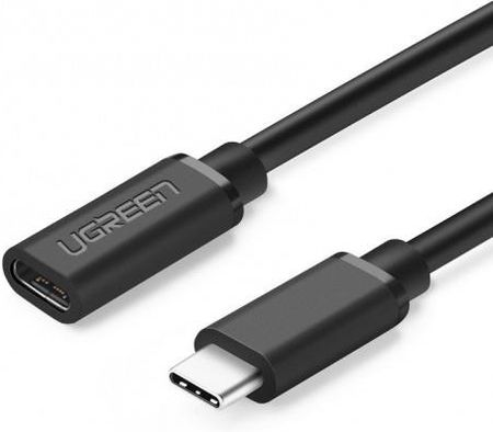 Ugreen Przedłużający kabel USB-C 3.1 4K 60W 0,5m czarny (40574)