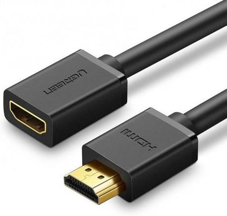 Ugreen Kabel HDMI męski do HDMI żeński HD107 FullHD 3D 0.5m czarny (10140)