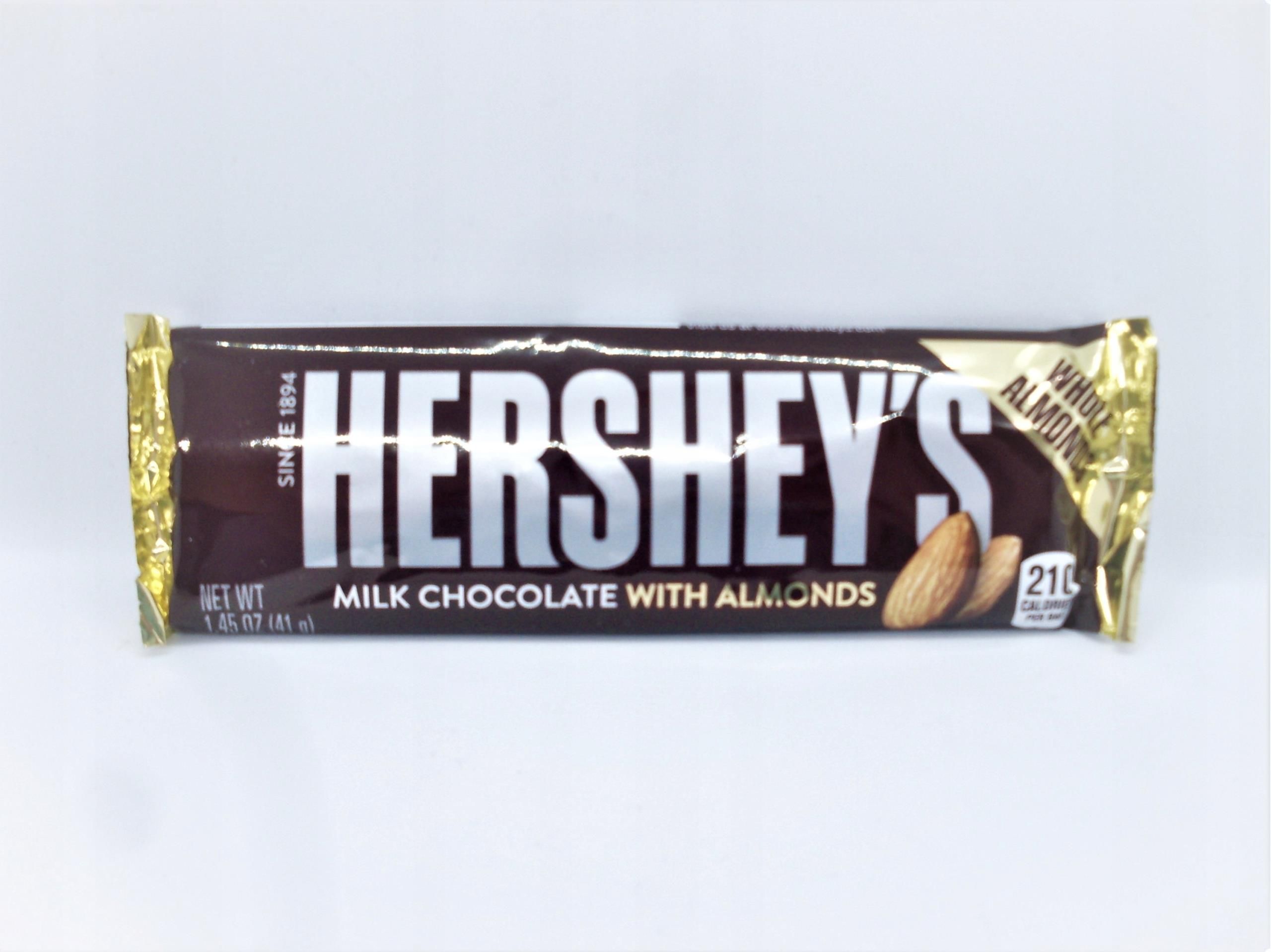 Hershey S Milk Chocolate With Almonds 41g Ceny I Opinie Ceneo Pl