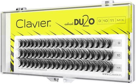 clavier DU2O Double Volume MIX kępki rzęs 9mm 10mm 11mm