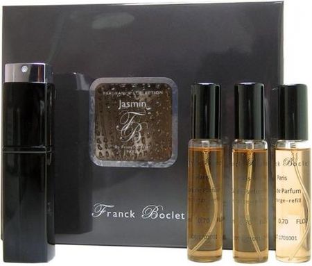 Franck Boclet Jasmin 20 ml luksusowy mini spray + wkłady 3 x 20ml