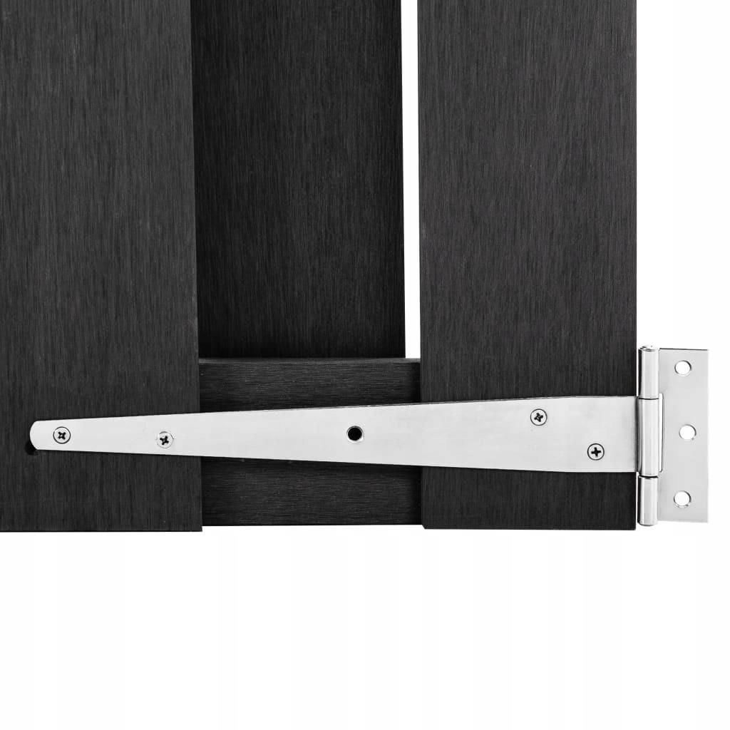 BRAMKA OGRODOWA, WPC, 100 X 100 CM, SZARA 9273866764 - zdjęcie 4 BRAMKA OGRODOWA, WPC, 100 X 100 CM, SZARA 9273866764