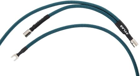 Atlas RCA Grun Adapter Przewód uziemiający do kabli głośnikowych, słuchawkowych, USB, ethernet 1:2 - 2m Wtyki: widły 