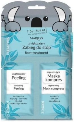Marion Dr Koala Zabieg do stóp peeling 6 ml + maska 6,5ml