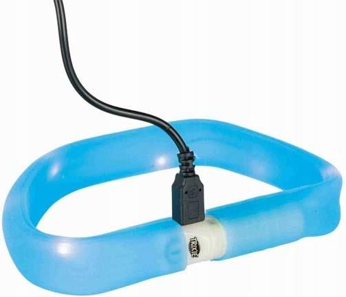 Trixie Świecąca obroża Usb Led L-XL 70cm dla psa - zdjęcie 1 Trixie Świecąca obroża Usb Led L-XL 70cm dla psa