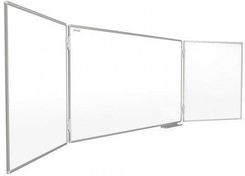 Zdjęcie Tablica biała szkolna suchościeralna magnetyczna typu "tryptyk" 120x90 // 240 cm - Bytom