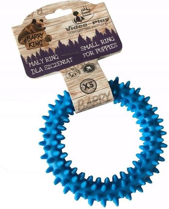 Zabawka dla psa szczeniaka gryzak Ring 9cm blue