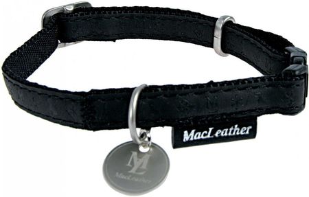Obroża dla kota regulowana Mac Leather 15mm Czarna