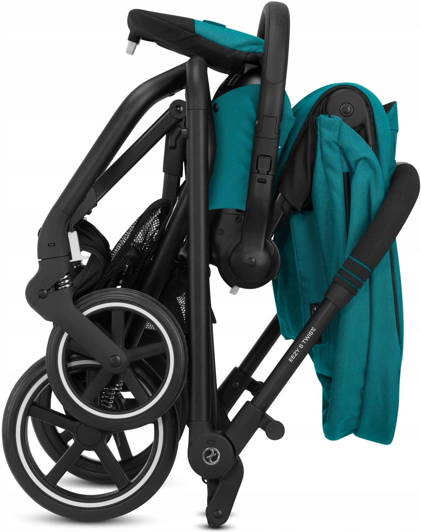 Wózek Cybex Eezy S Twist + Plus 2 Deep Black Spacerowy