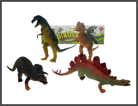 Hipo Dinozaury 4 Sztuki 24cm 2078A 
