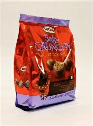 Praline SORINI CRUNCHY assortite POP CORN, BROWNIES, CARAMELLO SALATO 450G