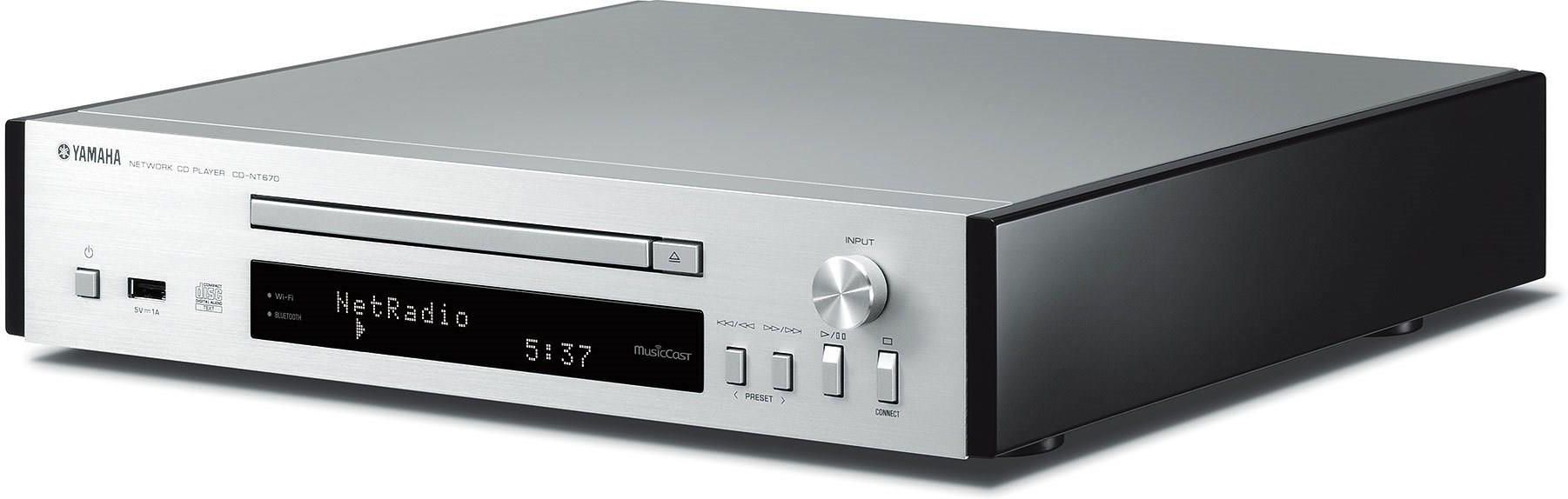 Yamaha PianoCraft MCR-N870D Srebrny + Bowers & Wilkins 707 S2 Czarny - zdjęcie 3 Yamaha PianoCraft MCR-N870D Srebrny + Bowers & Wilkins 707 S2 Czarny