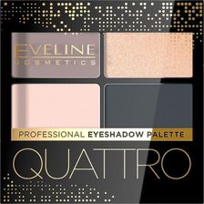 Zdjęcie eveline cosmetics Cienie do powiek z aplikatorem  Quattro Professional Eyeshadow Palette 02 - Chełm