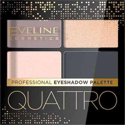 eveline cosmetics Cienie do powiek z aplikatorem  Quattro Professional Eyeshadow Palette 02
