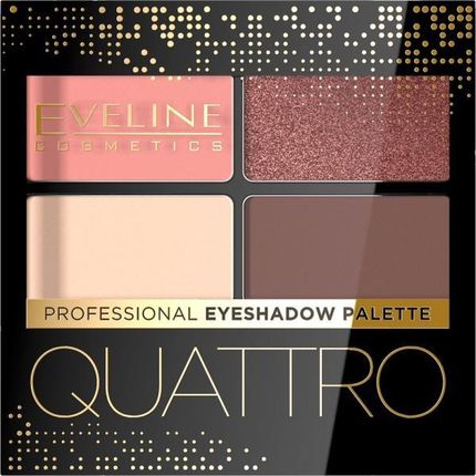 eveline cosmetics Cienie do powiek z aplikatorem  Quattro Professional Eyeshadow Palette 06