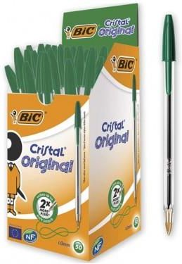 Bic Długopis Cristal Original Zielony X50