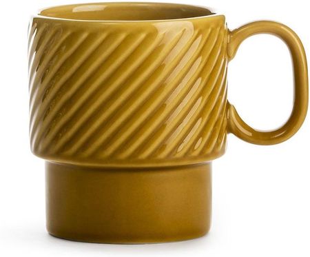 Sagaform Filiżanka Ceramiczna Z Uchem Żółta Coffee (Sf5017876)