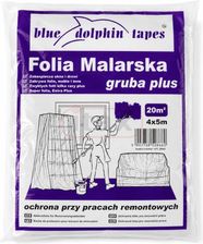 Zdjęcie Bluedolphin Folia Malarska Ochronna Gruba Plus 20 M2 Blue Dolphin - Żnin