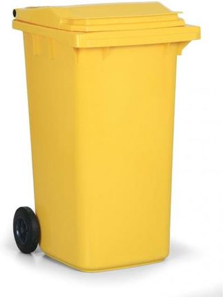 B2B Partner Plastikowy Pojemnik Na Odpady 240 Litrów Żółty