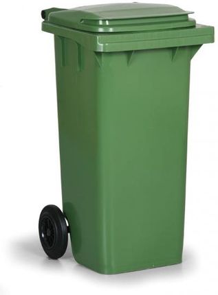 B2B Partner Plastikowy Pojemnik Na Odpady 120 Litrów Zielony